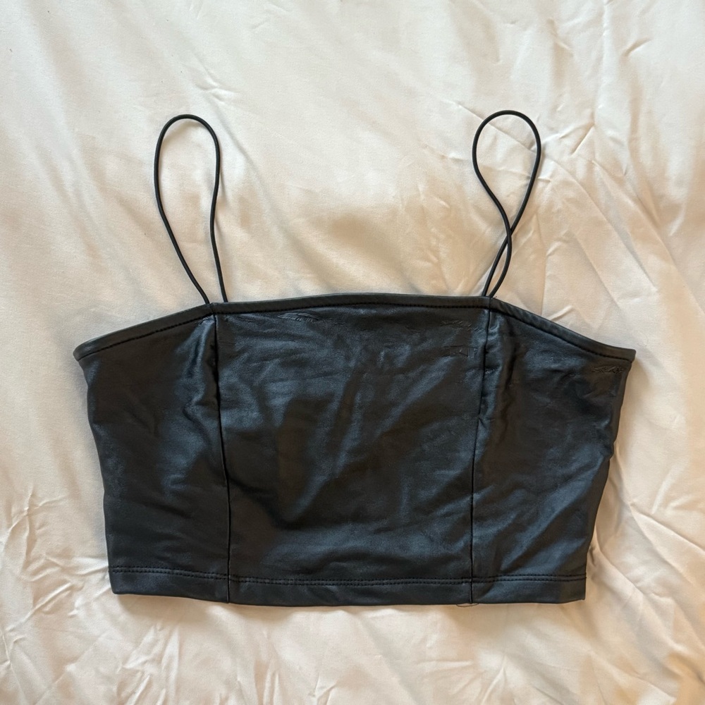 SHEIN Black Cami Crop Top
